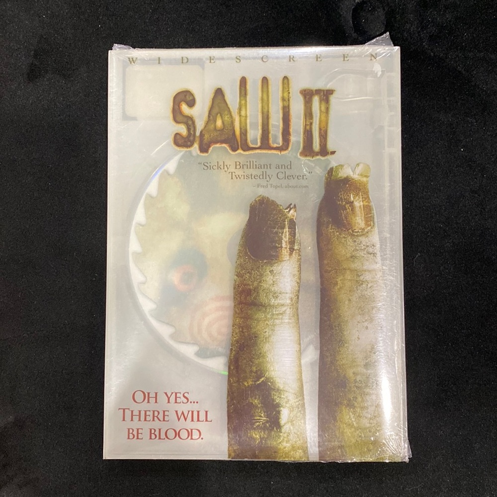 4/$25 - New! SAW II DVD widescreen Sealed horror Halloween slasher GIFTABLE